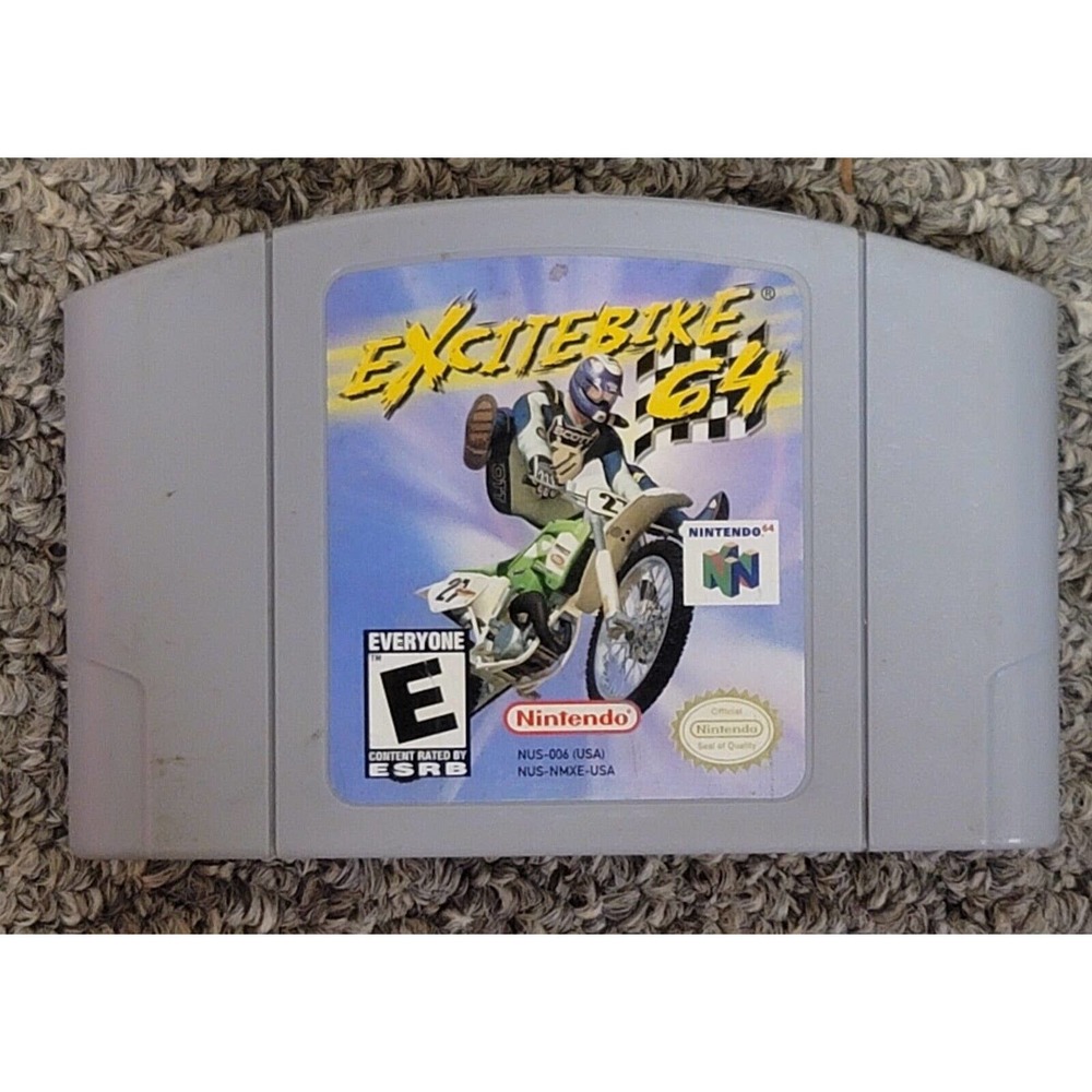 Excitebike 64 (Nintendo 64 N64, 2000) *Cart Only* Authentic & Tested